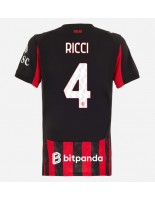 AC Milan Samuele Ricci #4 Hjemmedrakt Dame 2025-26 Korte ermer
